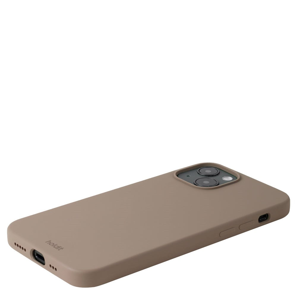 Holdit iPhone 14 Plus Soft Touch Silikone Mobil Cover - Mocha Brown