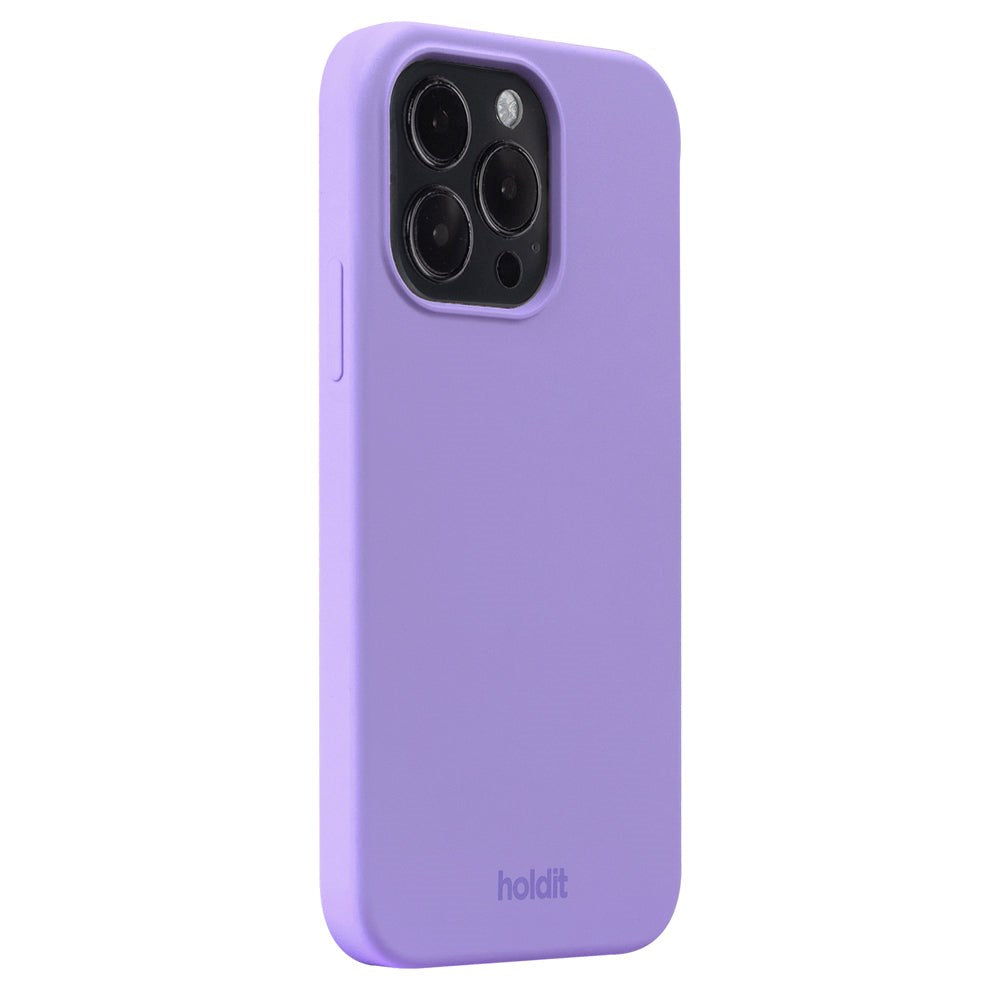 Holdit iPhone 14 Pro Soft Touch Silikone Mobil Cover - Violet