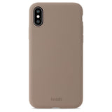 Holdit iPhone Xs/X Soft Touch Silikone Mobil Cover - Mocha Brown