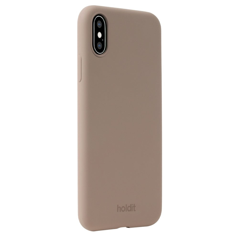 Holdit iPhone Xs/X Soft Touch Silikone Mobil Cover - Mocha Brown