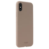 Holdit iPhone Xs/X Soft Touch Silikone Mobil Cover - Mocha Brown