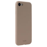 Holdit iPhone SE/8/7 Soft Touch Silikone Mobil Cover - Mocha Brown