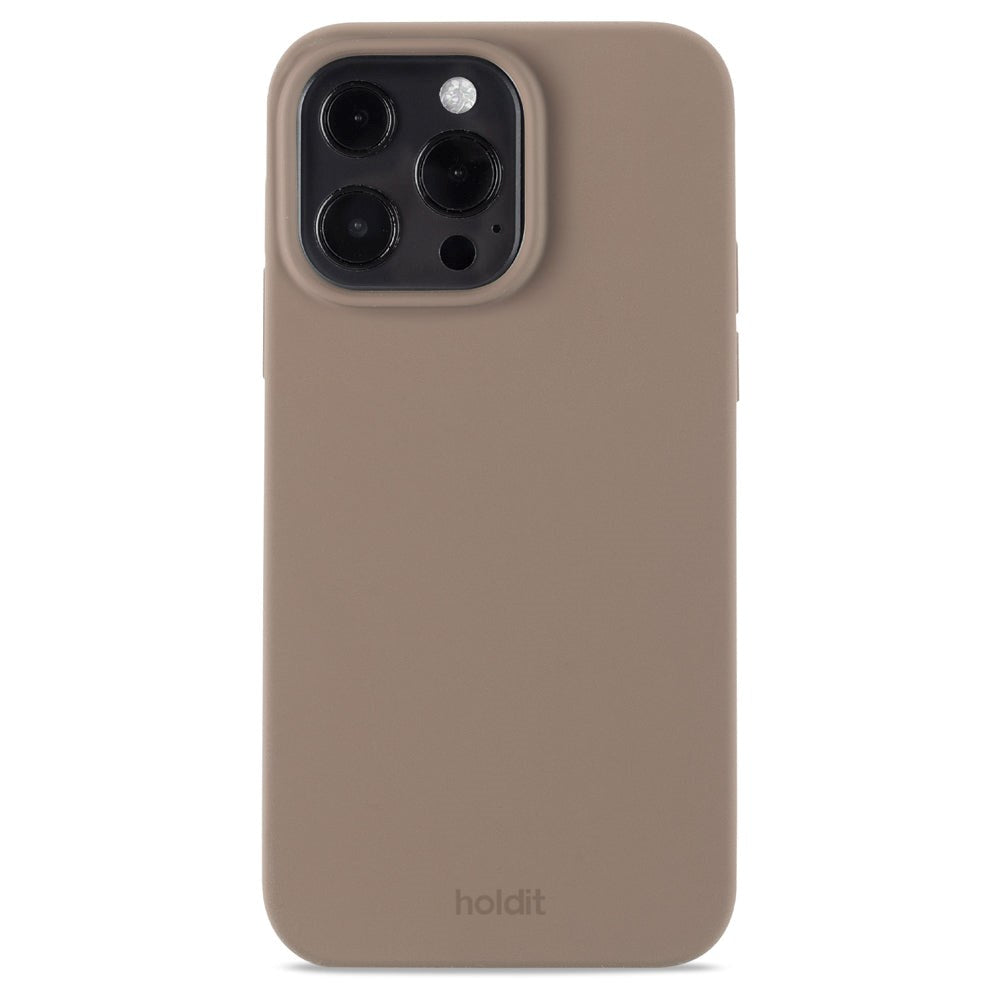 Holdit iPhone 13 Pro Soft Touch Silikone Mobil Cover - Mocha Brown