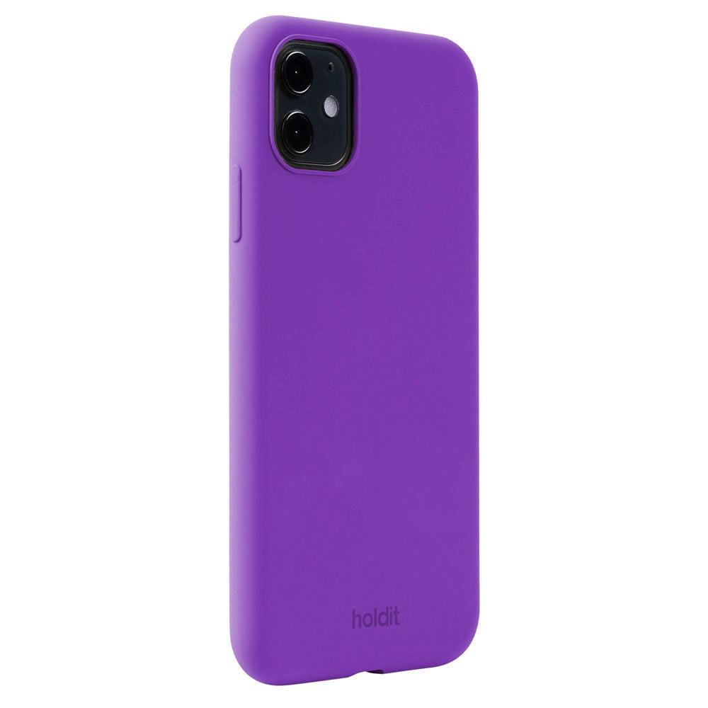 Holdit iPhone 11 Soft Touch Silikone Mobil Mobil Cover - Bright Purple