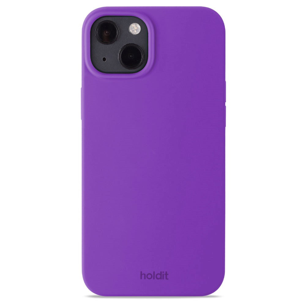 Holdit iPhone 13 Soft Touch Silikone Mobil Mobil Cover - Bright Purple