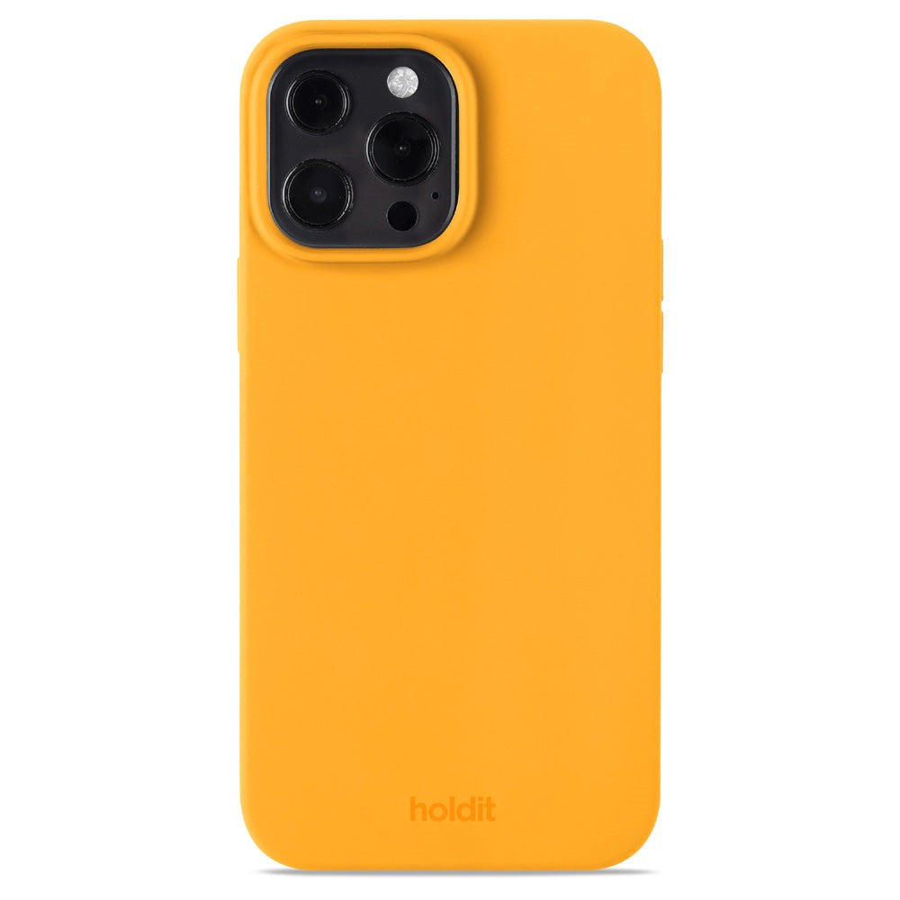 Holdit iPhone 13 Pro Max Soft Touch Silikone Mobil Cover - Orange Juice