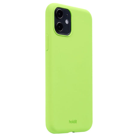 Holdit iPhone 11 Soft Touch Silikone Mobil Cover - Acid Green