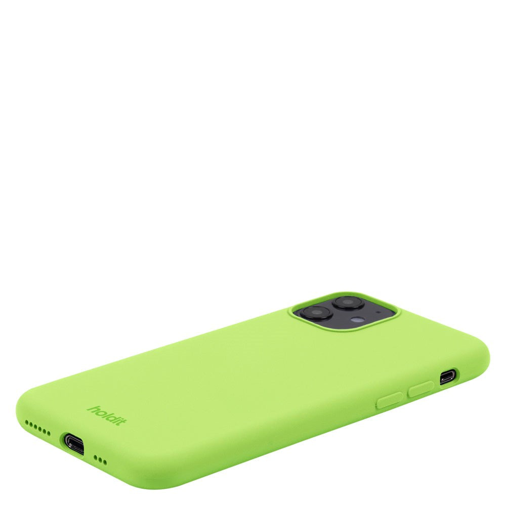 Holdit iPhone 11 Soft Touch Silikone Mobil Cover - Acid Green