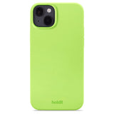 Holdit iPhone 14 Plus Soft Touch Silikone Mobil Cover - Acid Green