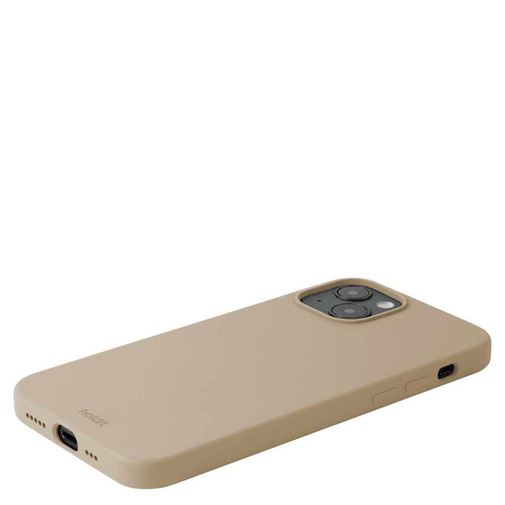 Holdit iPhone 14 Plus Soft Touch Silikone Mobil Cover - Latte Beige