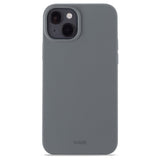 Holdit iPhone 14 Plus Soft Touch Silikone Mobil Cover - Space Gray