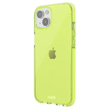 Holdit iPhone 14 Plus Seethru Mobil Cover - Acid Green