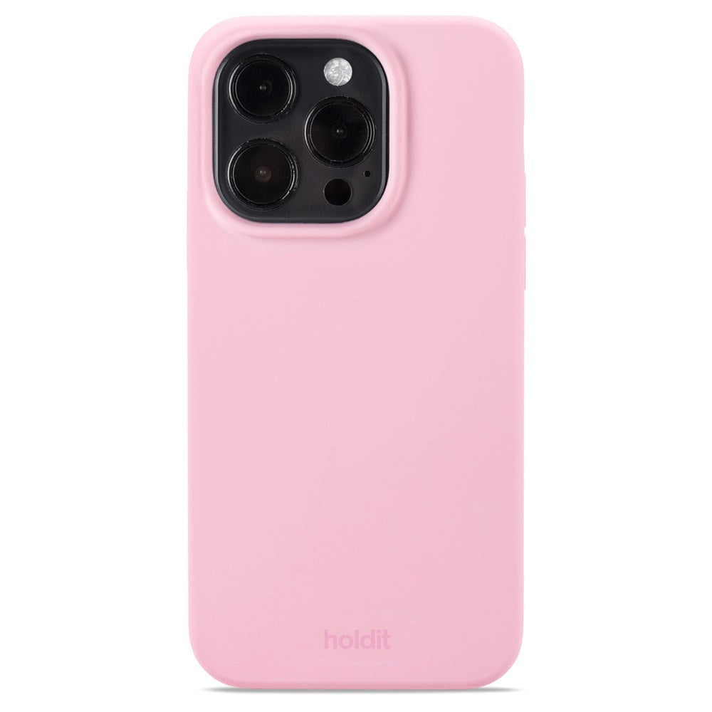 Holdit iPhone 14 Pro Soft Touch Silikone Mobil Cover - Pink