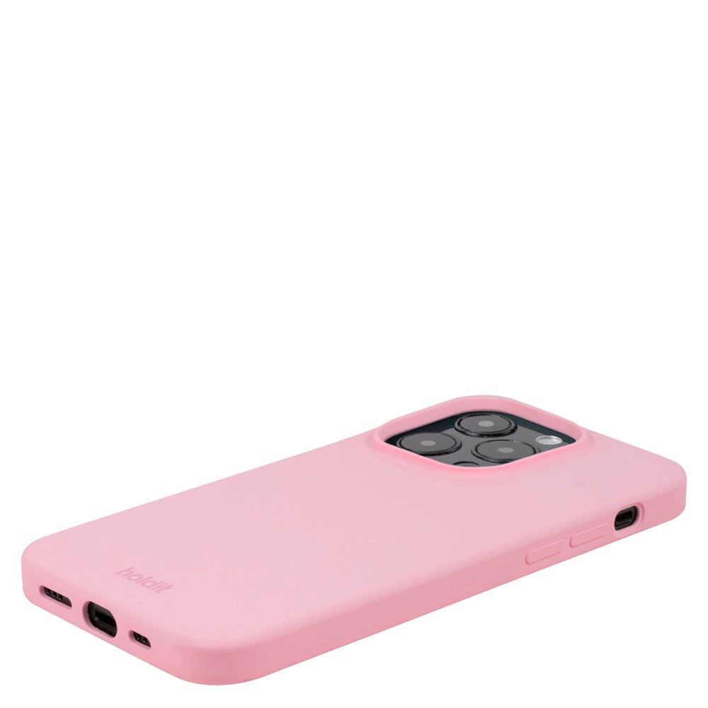 Holdit iPhone 14 Pro Soft Touch Silikone Mobil Cover - Pink