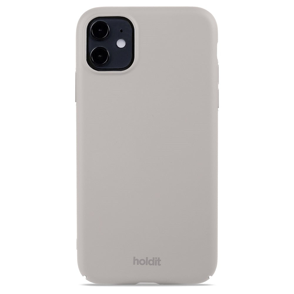 Holdit iPhone 11 Slim Plastic Cover - Taupe