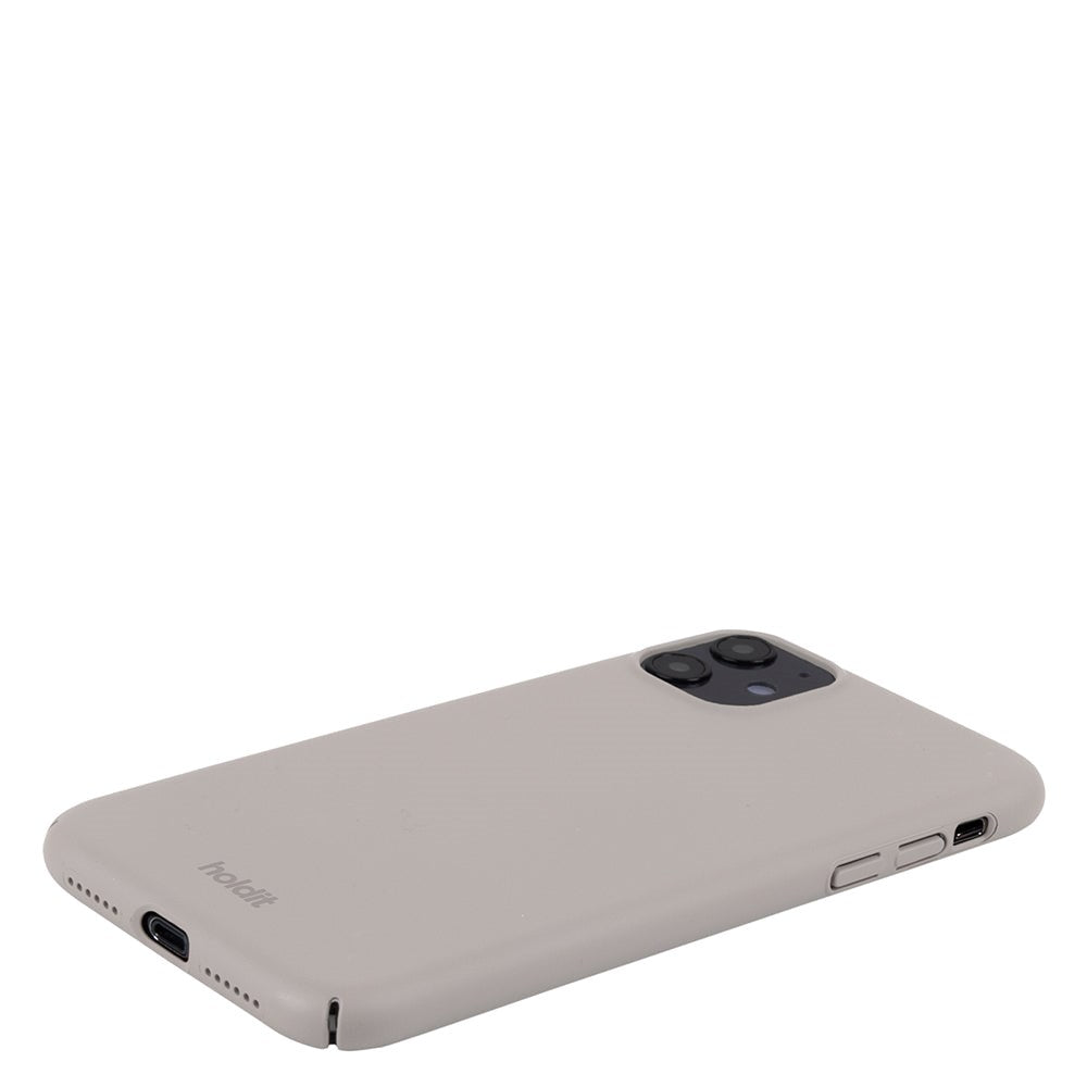 Holdit iPhone 11 Slim Plastic Cover - Taupe