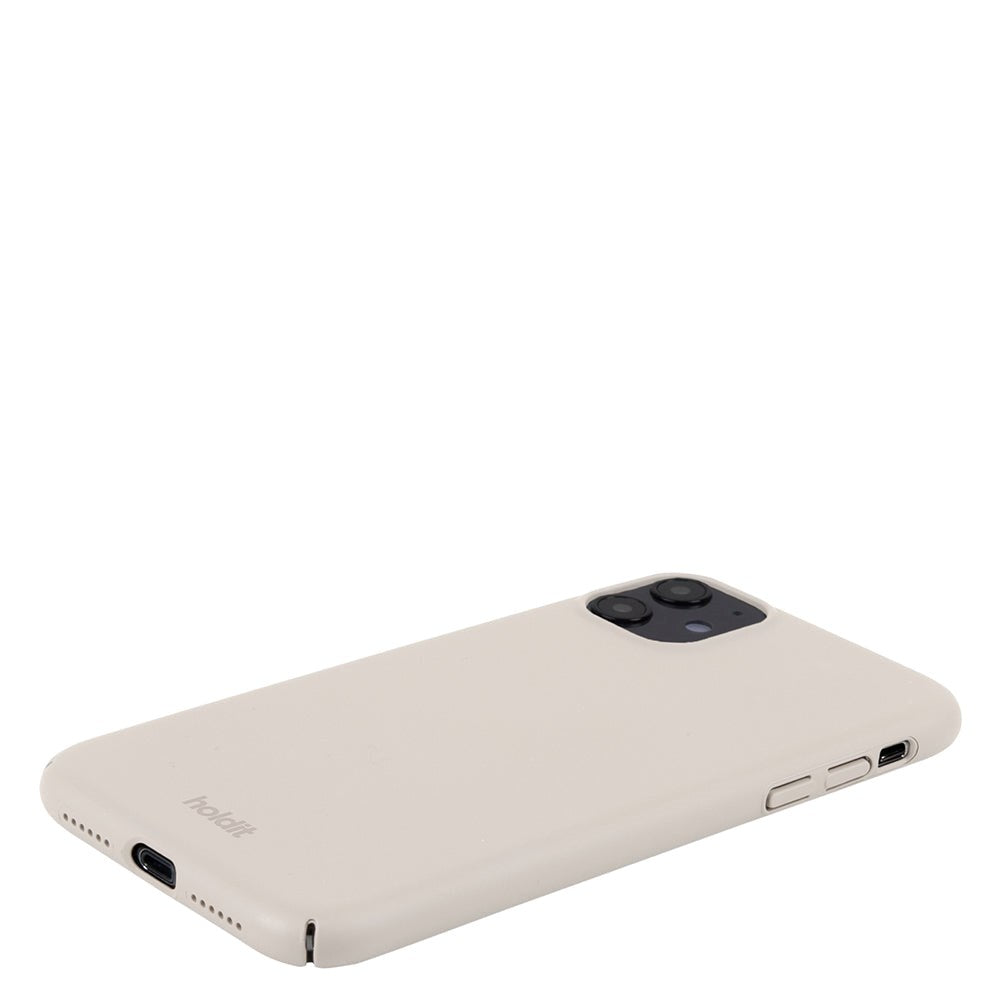 Holdit iPhone 11 Slim Plastic Cover - Light Beige