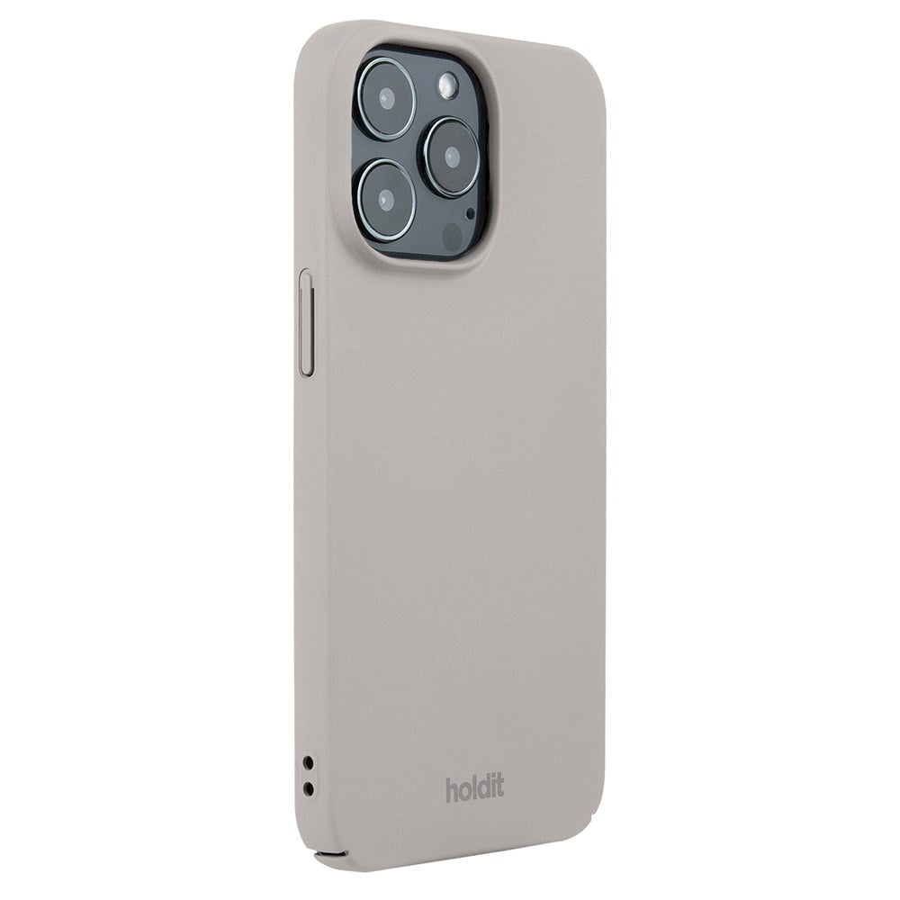 Holdit iPhone 13 Pro Slim Plastic Cover - Taupe