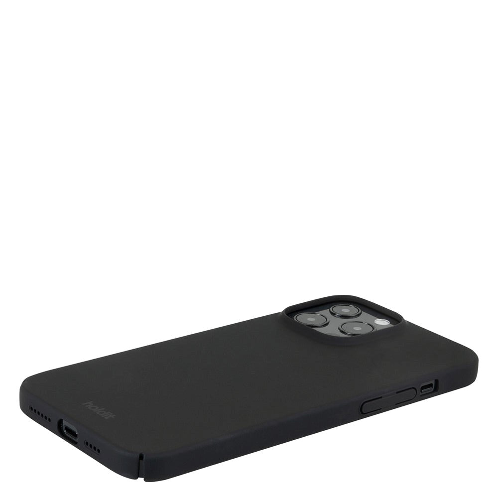 Holdit iPhone 13 Pro Max Slim Plastic Cover - Black