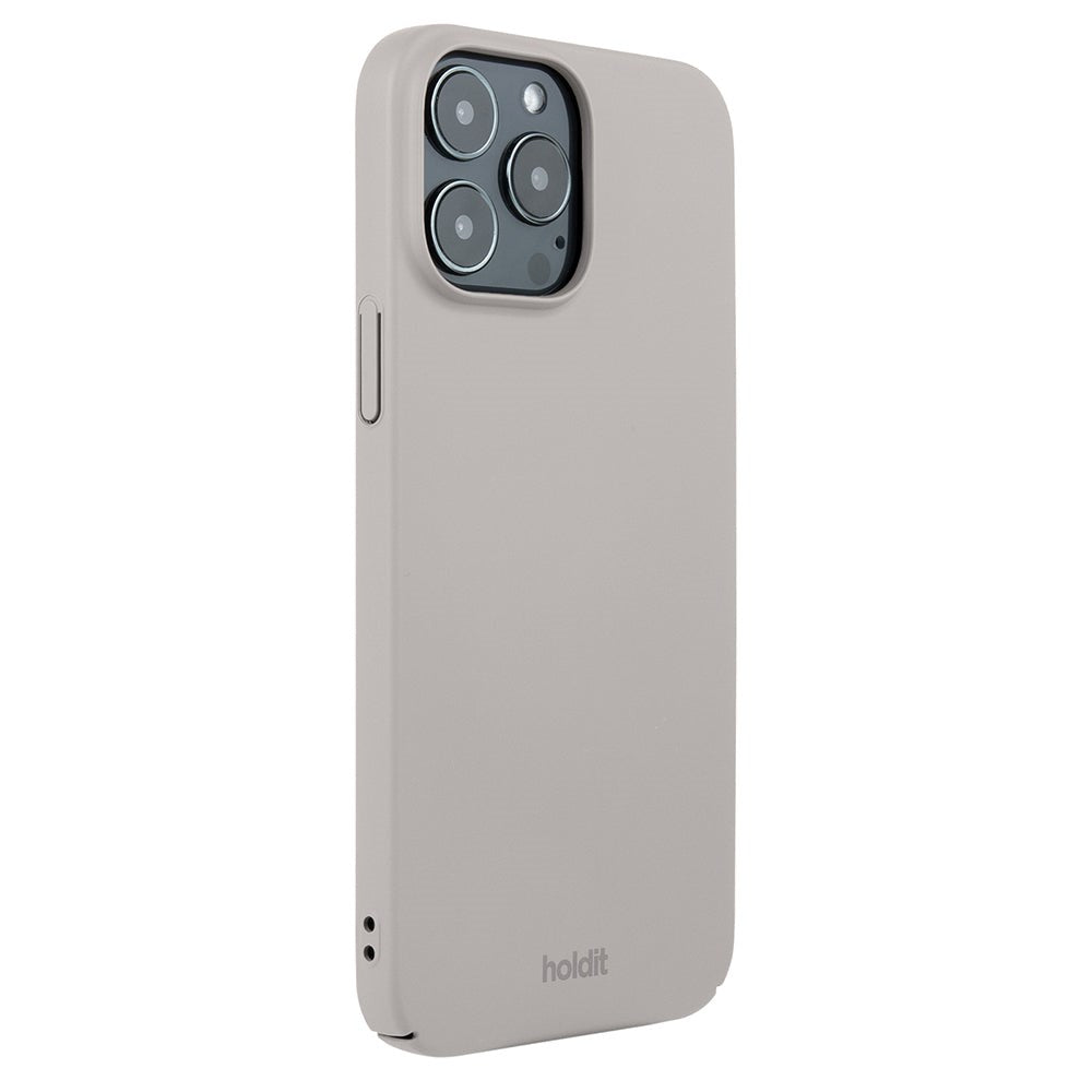 Holdit iPhone 13 Pro Max Slim Plastic Cover - Taupe