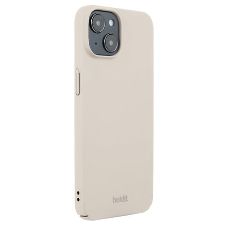 Holdit iPhone 14 / 13 Slim Plastic Cover - Light Beige