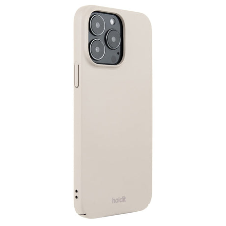 Holdit iPhone 14 Pro Max Slim Plastic Cover - Light Beige