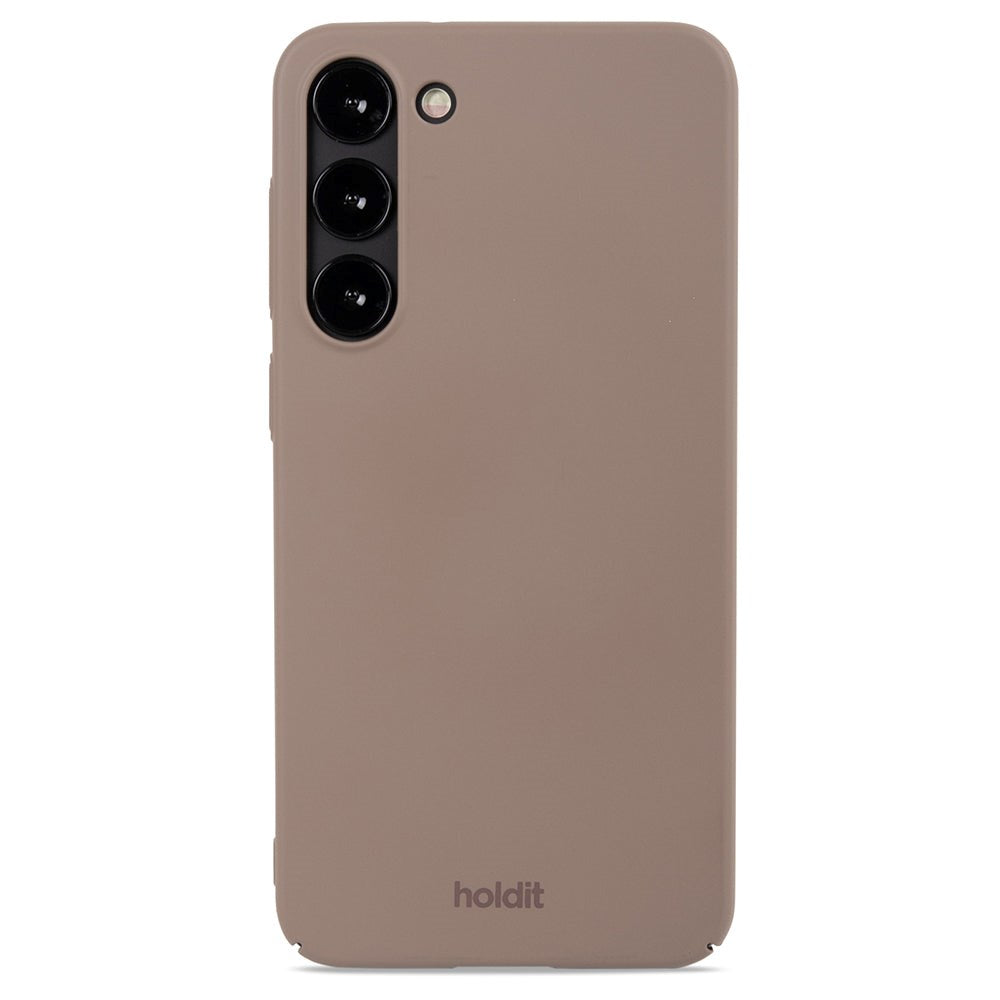 Holdit Samsung Galaxy S23+ (Plus) Slim Plastic Cover - Mocha Brown