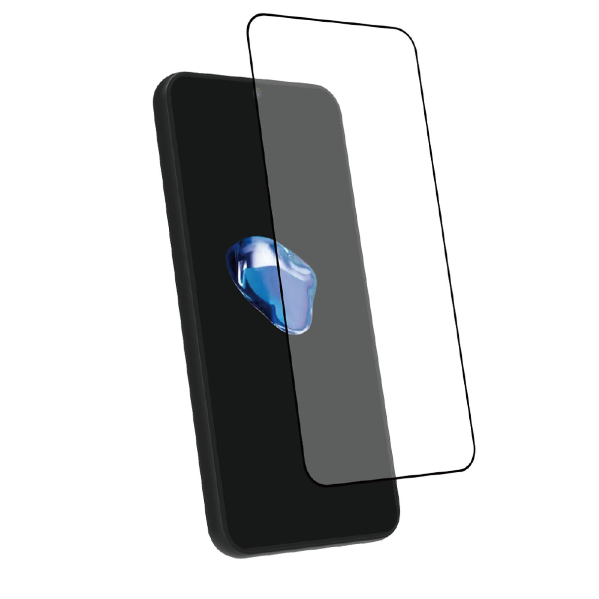 Holdit Samsung Galaxy A34 (5G) Hærdet Glas Skærmbeskyttelse 9H - Sort Kant