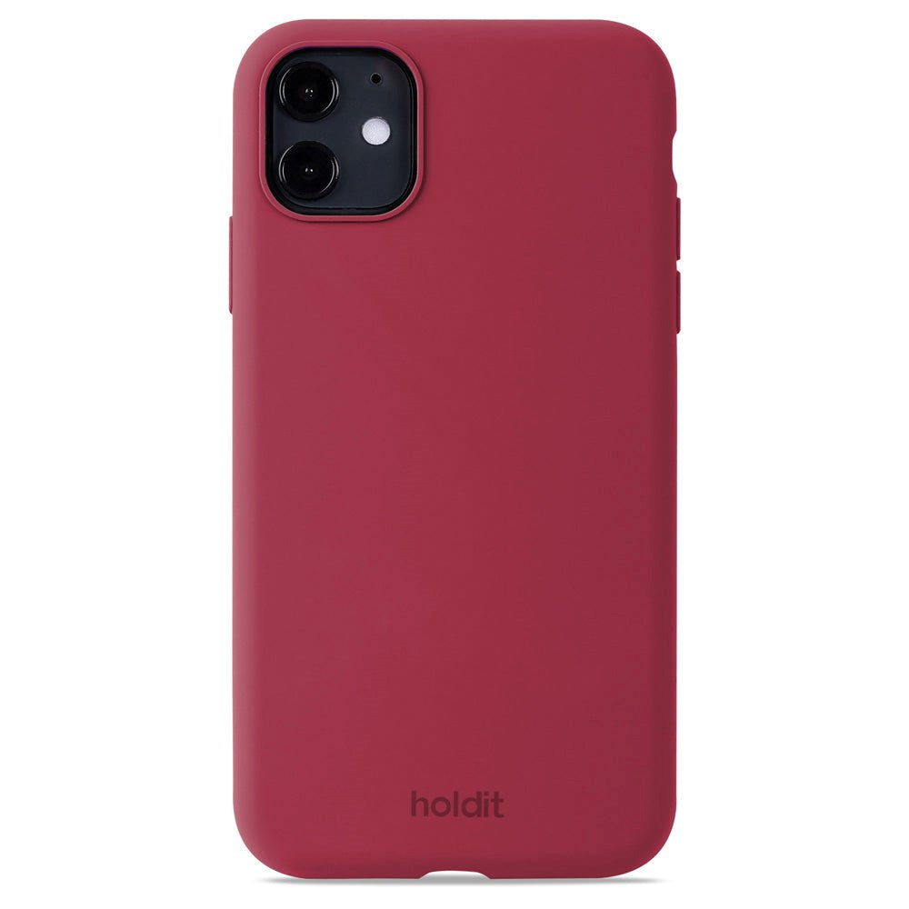 Holdit iPhone 11 Soft Touch Silikone Mobil Cover - Red Velvet