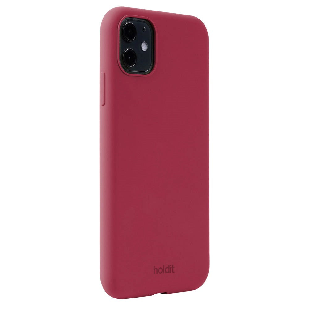 Holdit iPhone 11 Soft Touch Silikone Mobil Cover - Red Velvet