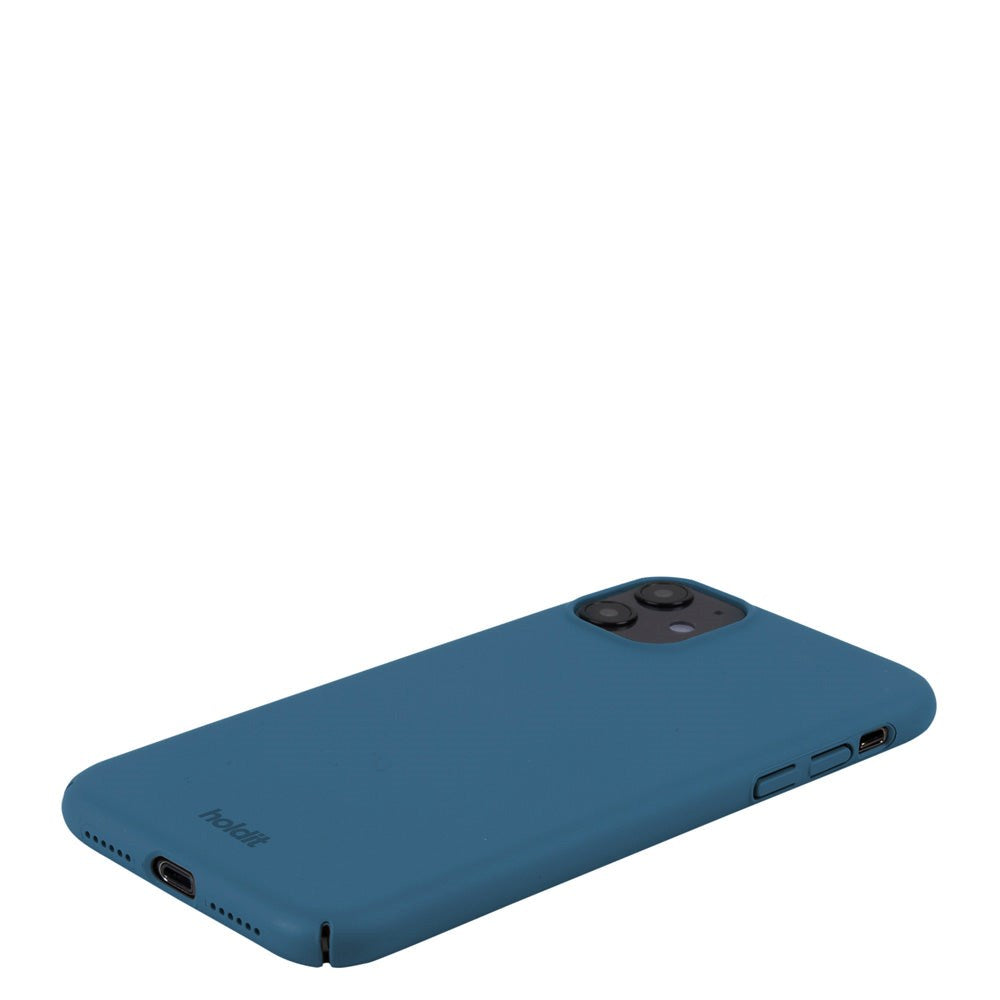 Holdit iPhone 11 Slim Plastic Cover - Denim Blue