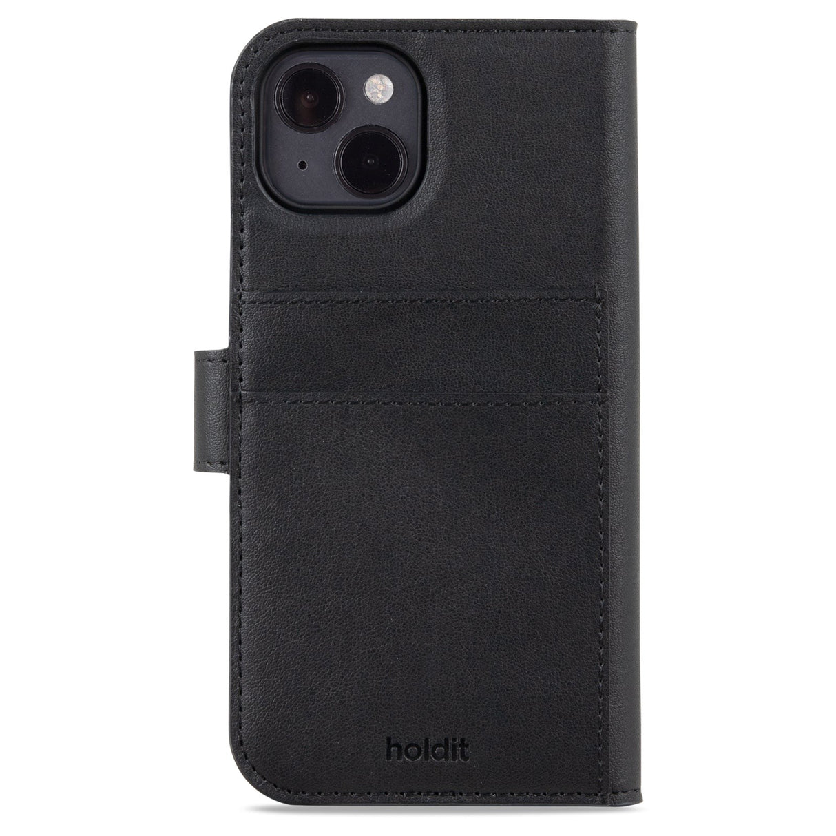 Holdit iPhone 14 / 13 Wallet Case Magnet Plus - Mobil Cover - Black