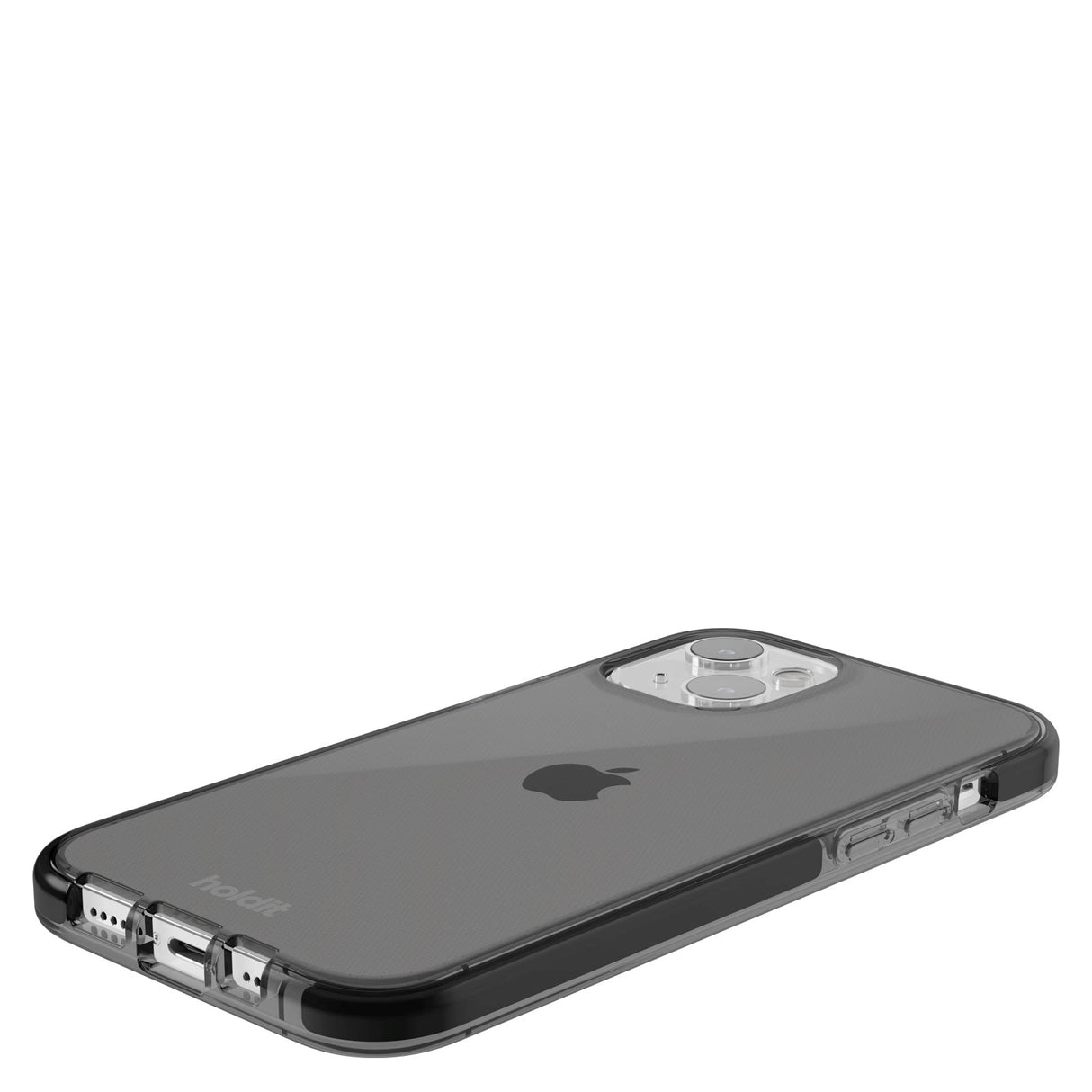 Holdit iPhone 15 Seethru Mobil Cover - Black