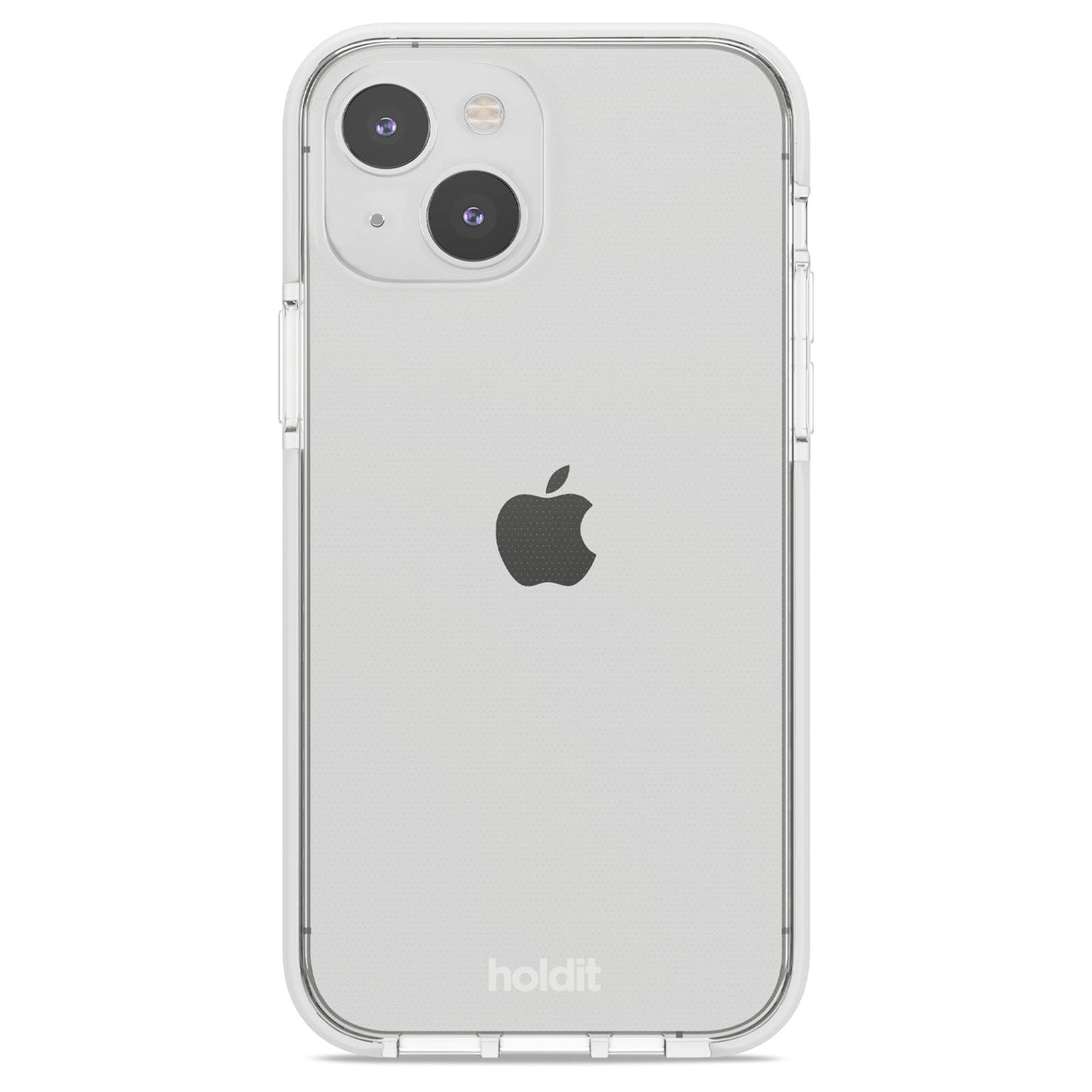 Holdit iPhone 15 Seethru Mobil Cover - White