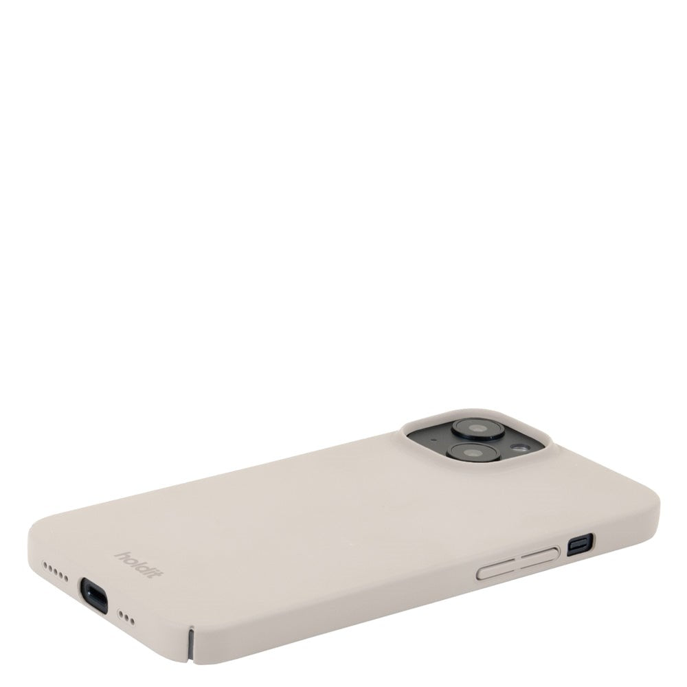 Holdit iPhone 15 Slim Plastic Cover - Light Beige