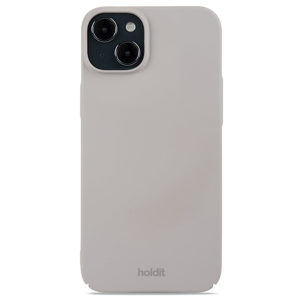 Holdit iPhone 15 Plus Slim Plastic Cover - Taupe