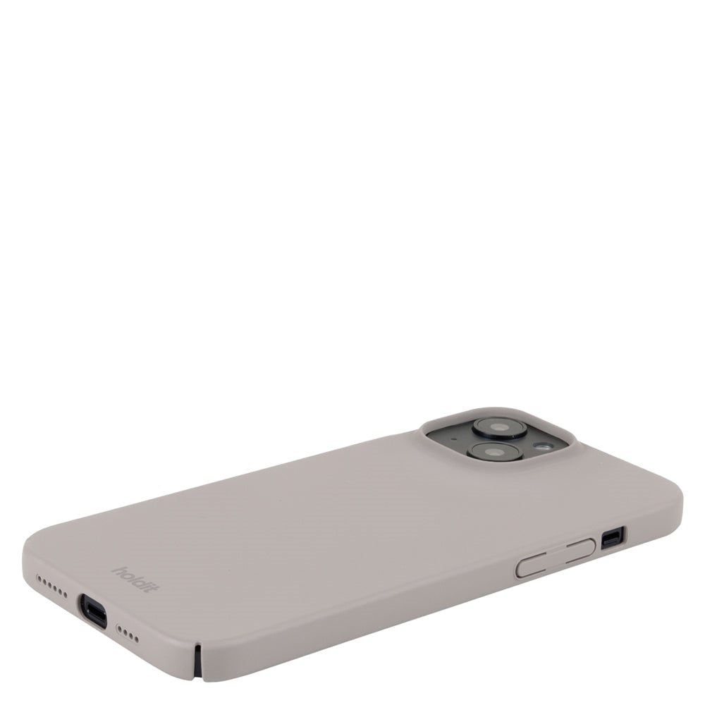 Holdit iPhone 15 Plus Slim Plastic Cover - Taupe