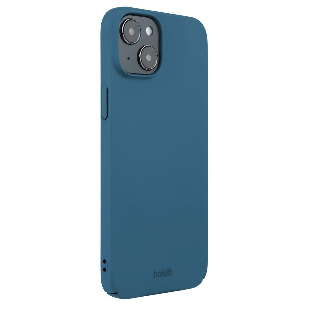 Holdit iPhone 15 Plus Slim Plastic Cover - Denim Blue