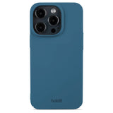 Holdit iPhone 15 Pro Slim Plastic Cover - Denim Blue