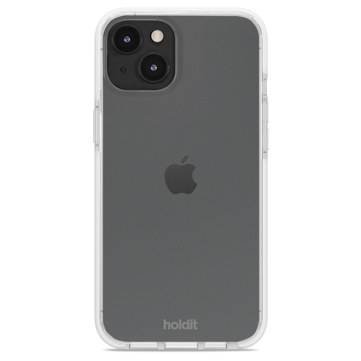 Holdit iPhone 15 Plus Seethru Mobil Cover - White