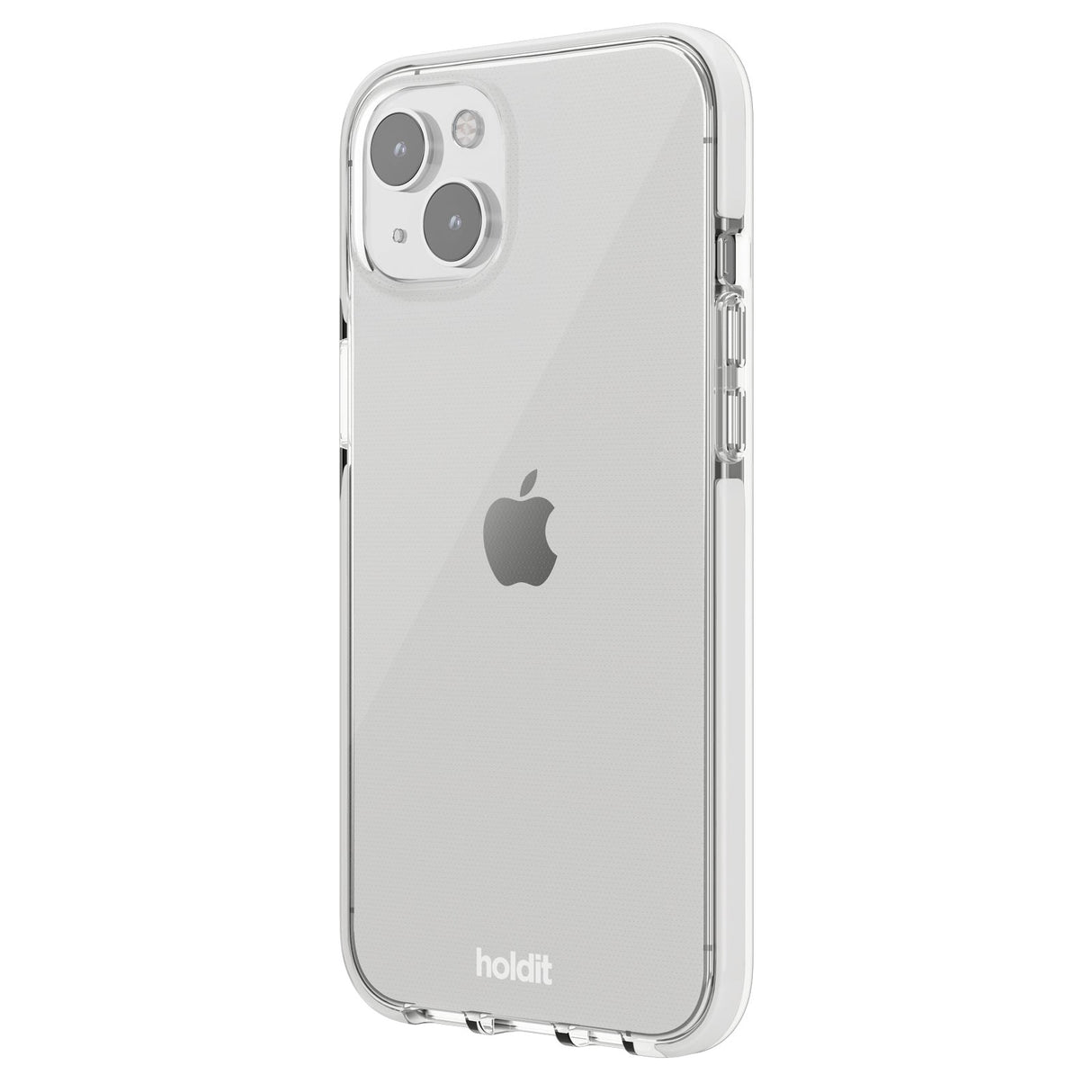 Holdit iPhone 15 Plus Seethru Mobil Cover - White