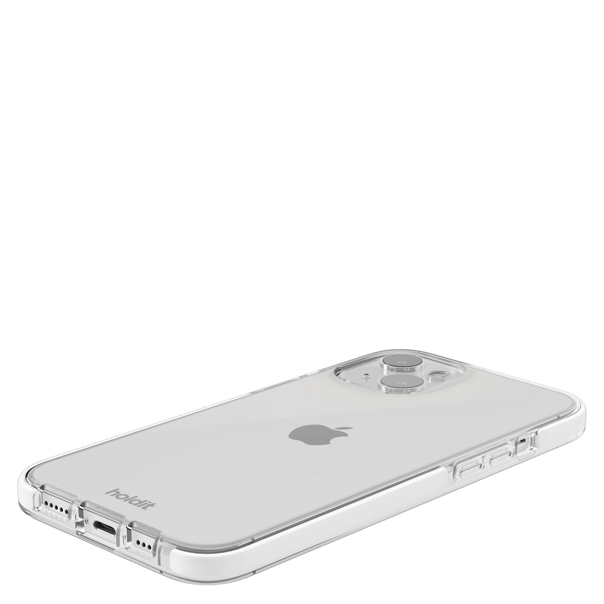 Holdit iPhone 15 Plus Seethru Mobil Cover - White
