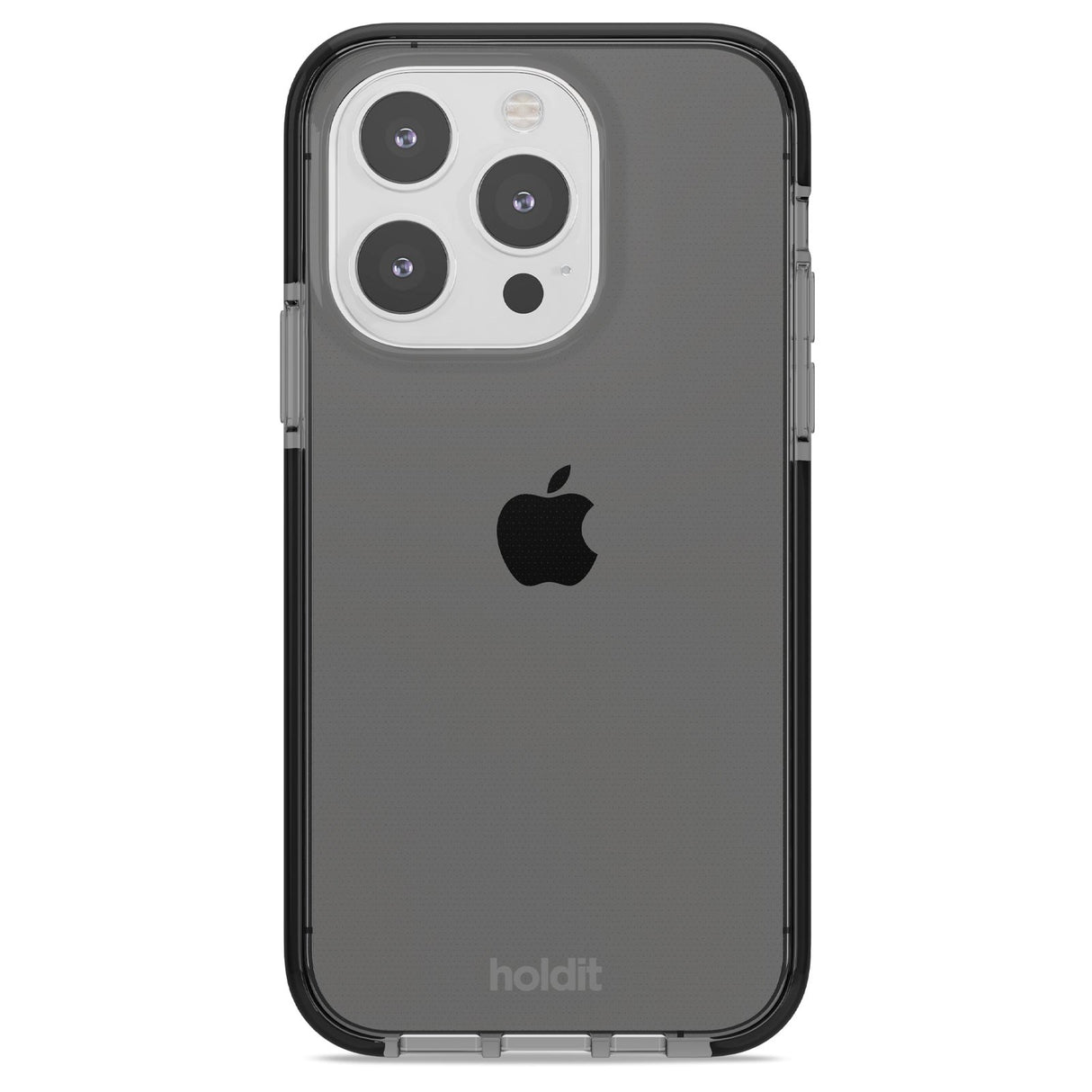 Holdit iPhone 15 Pro Seethru Mobil Cover - Black