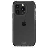 Holdit iPhone 15 Pro Seethru Mobil Cover - Black