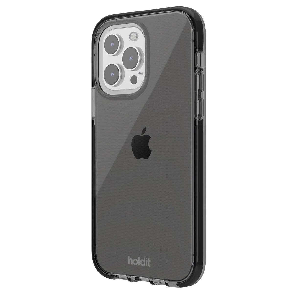 Holdit iPhone 15 Pro Seethru Mobil Cover - Black