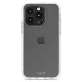 Holdit iPhone 15 Pro Seethru Mobil Cover - White