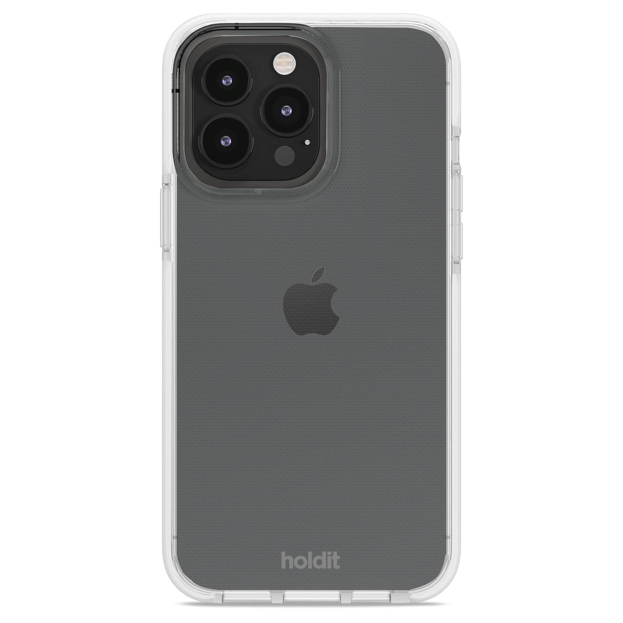 Holdit iPhone 15 Pro Max Seethru Mobil Cover - White