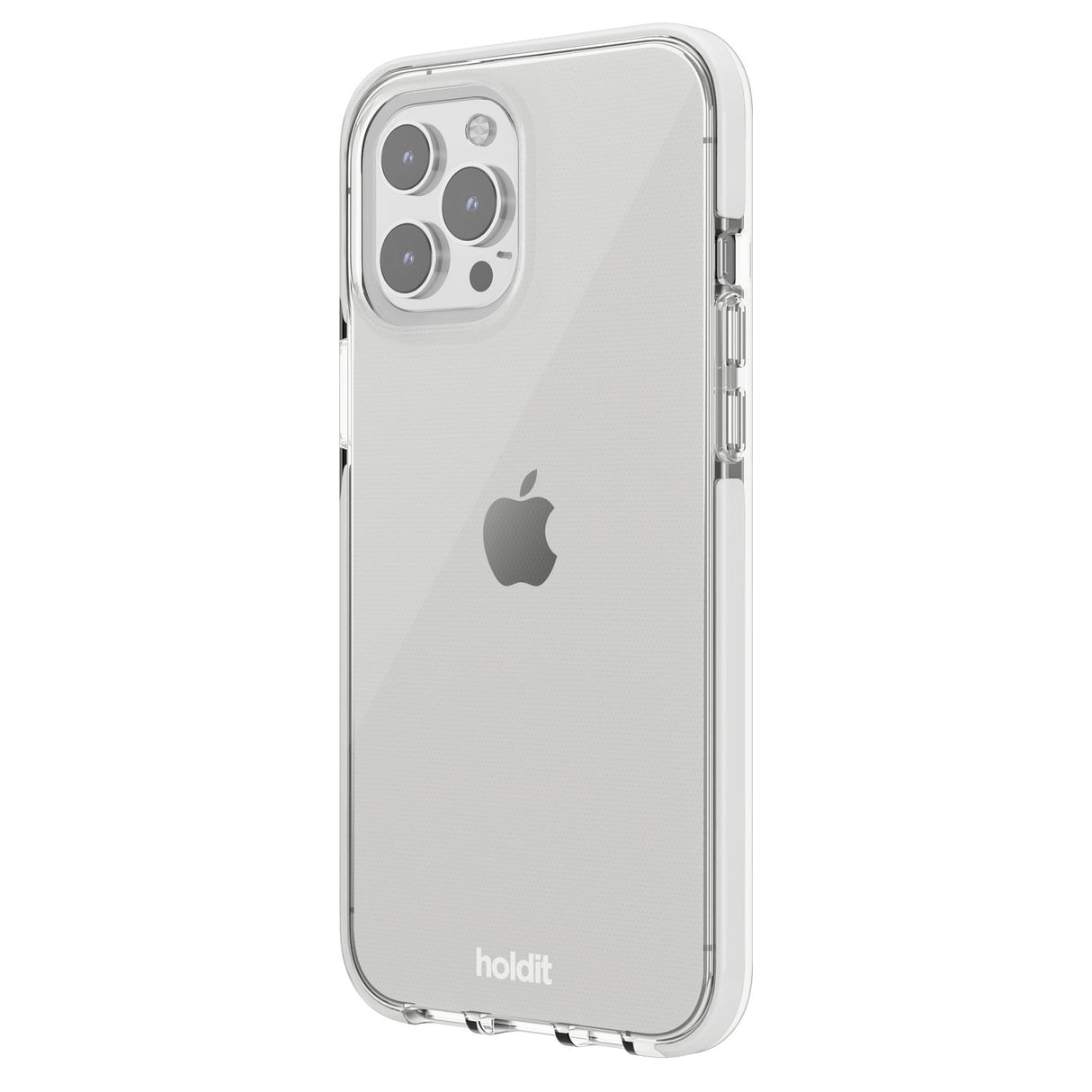 Holdit iPhone 15 Pro Max Seethru Mobil Cover - White