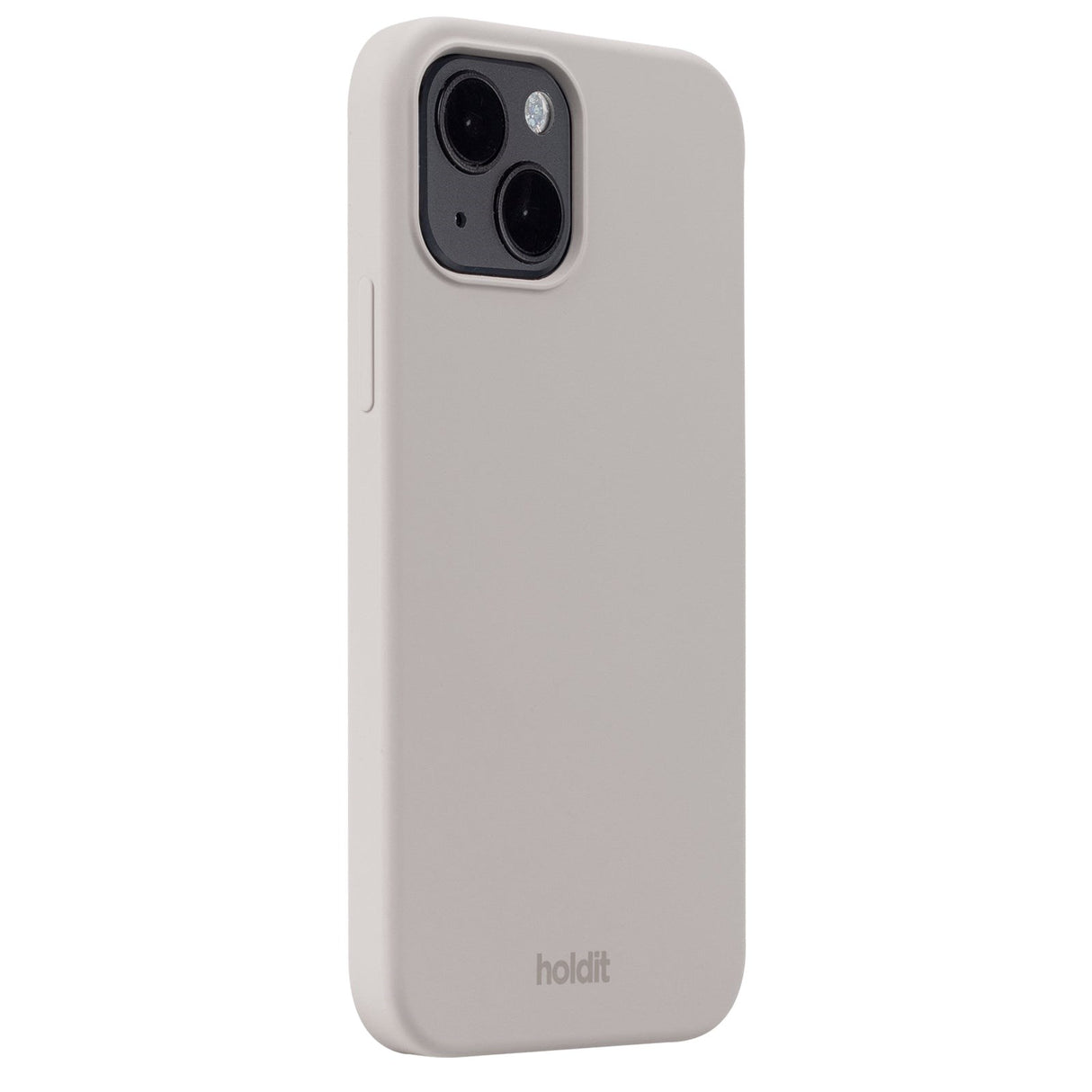 Holdit iPhone 15 Soft Touch Silikone Mobil Cover - Taupe