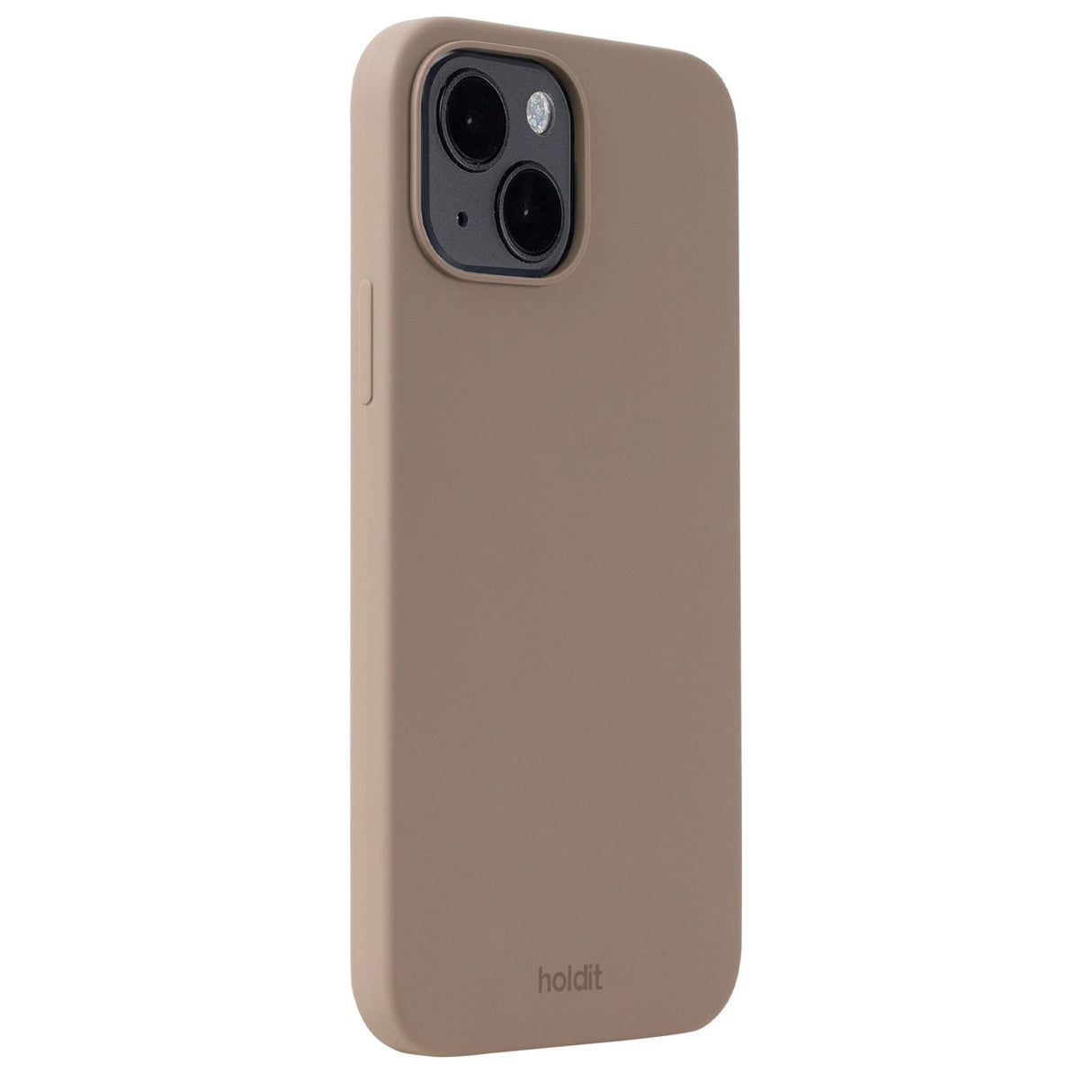 Holdit iPhone 15 Soft Touch Silikone Mobil Cover - Mocha Brown